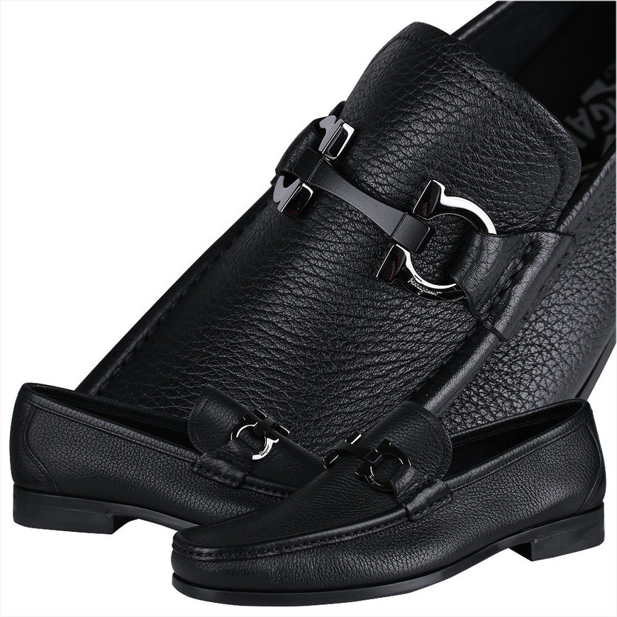 Ferragamo 18AW GRANDIOSO ガンチーニローファー_NERO