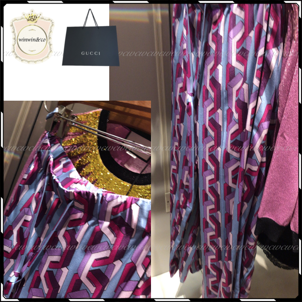 SALE【国内発送】GUCCI レトロプリントパンツ