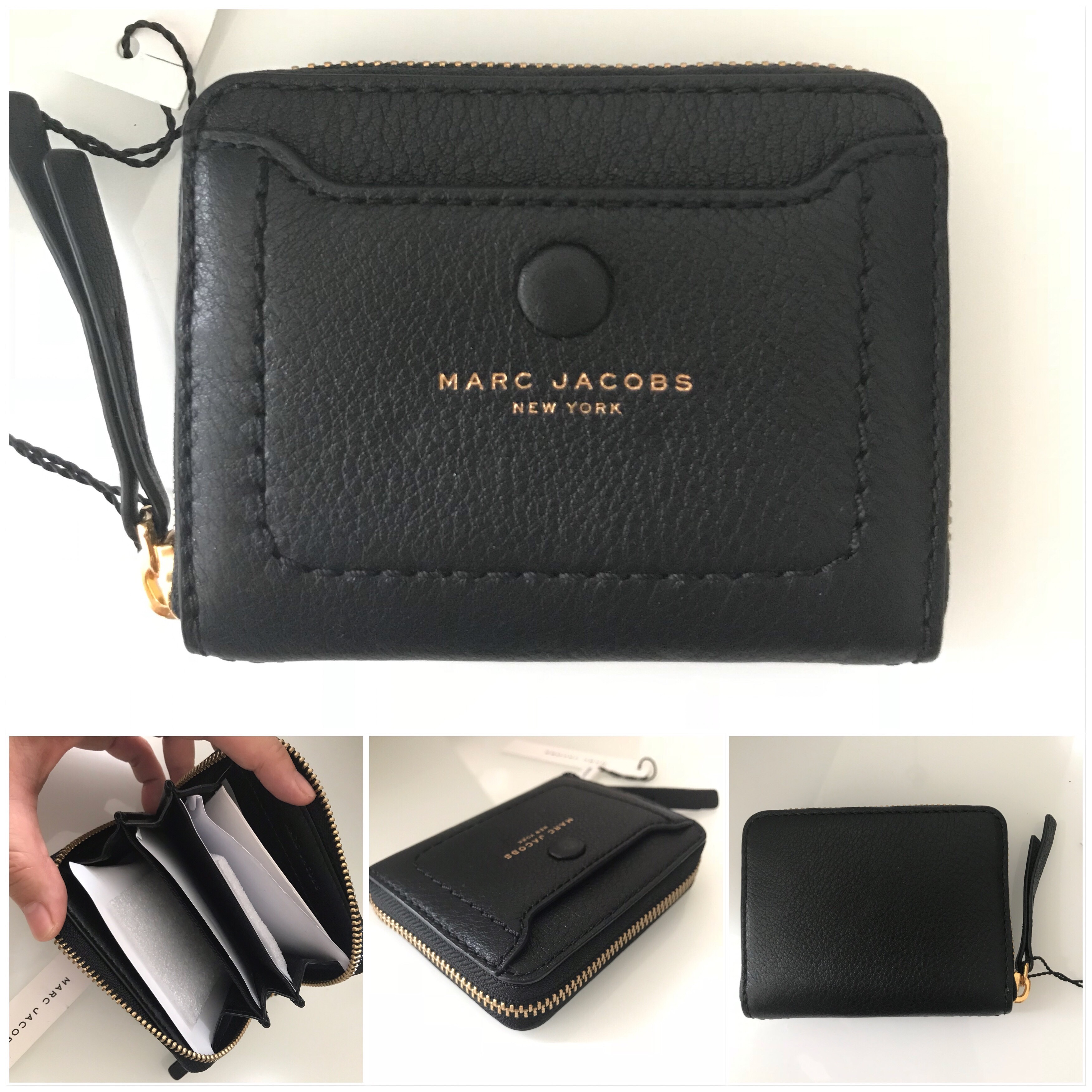 【Marc Jacobs】Leather Zip Coin Case☆コインケース