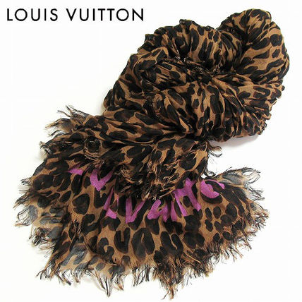 レオパード（ヒョウ柄） Louis Vuitton(ルイヴィトン) スカーフ