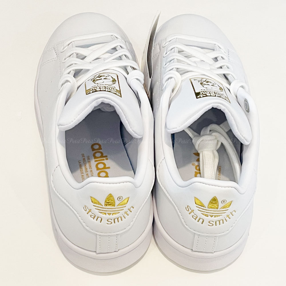 国内発☆adidas スタンスミス/ロゴがゴールド！クリーンホワイト 国内発☆adidas スタンスミス/ロゴがゴールド！クリーンホワイト