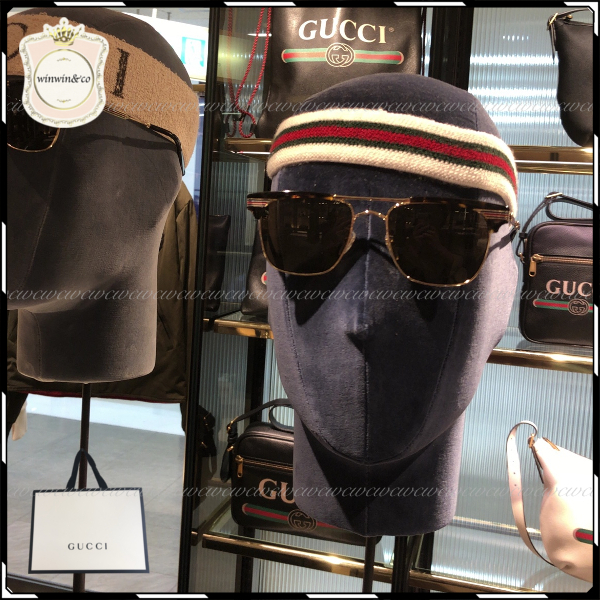 【国内発送】GUCCI◆夏にぴったり♪ウェブ ヘアバンド