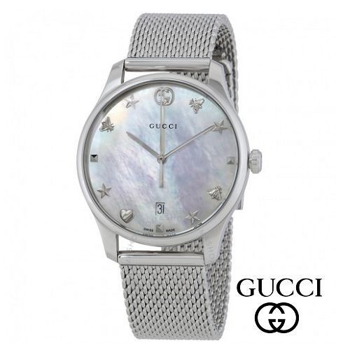 Mother of Pearl ☆GUCCI☆ G-Timeless 36mm ウォッチ♪