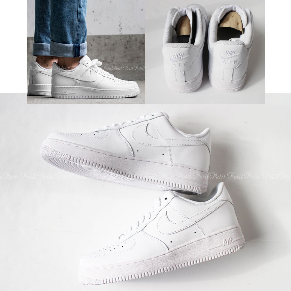 国内発★NIKE AIR FORCE 1/クリーンなオールホワイト！