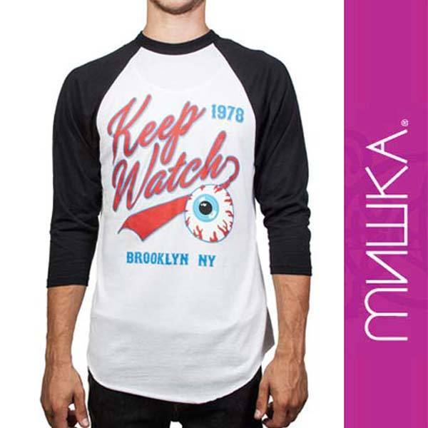 MISHKA ミシカ ラグラン Tシャツ 目玉 ストリート
