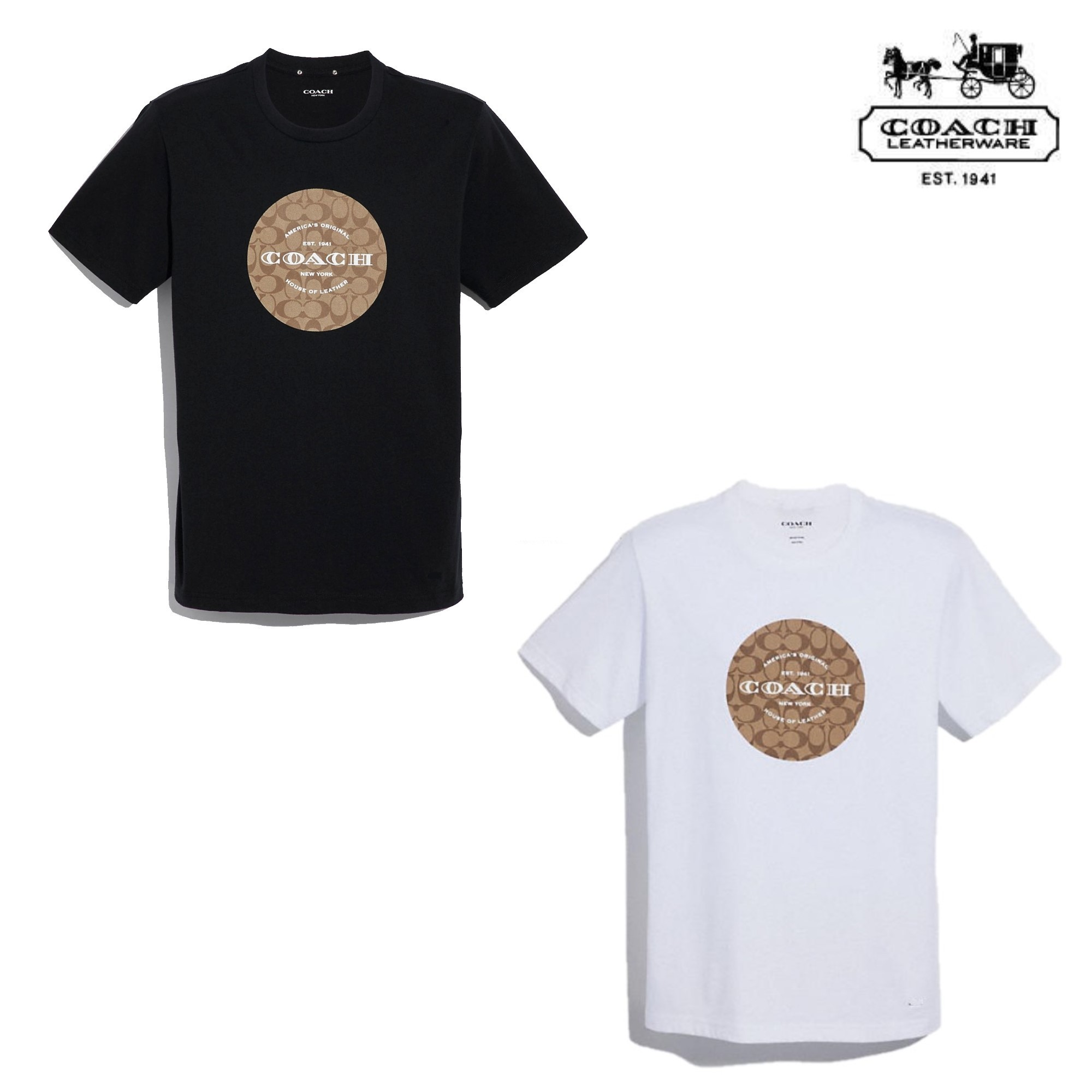 新品!!【COACH★F33780】コーチ トップス 半袖Ｔシャツ 国内即発
