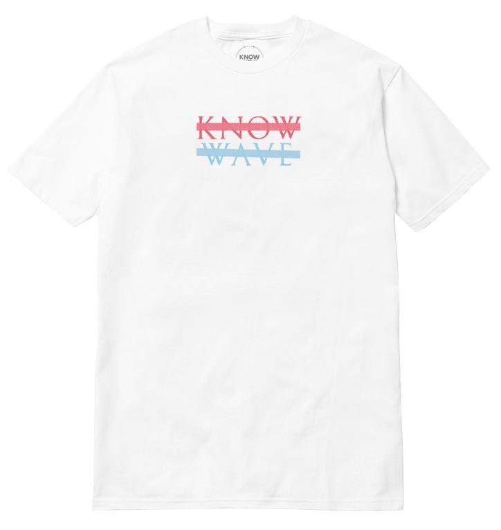送料無料！2018AW KNOW WAVE Wavelength Halftone Tee / L