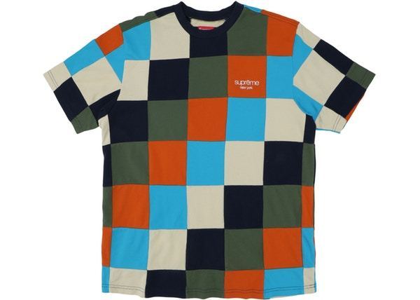 Tシャツ・カットソー Supreme Patchwork Pique Tee 18 FW WEEK 0