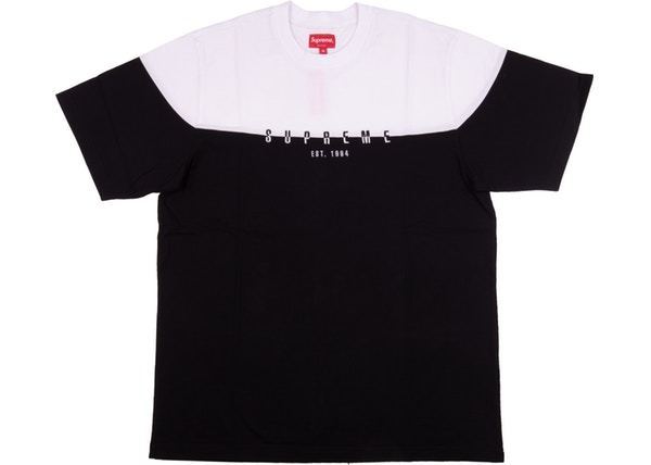 Tシャツ・カットソー Supreme Split Logo S/S Top AW 18 WEEK 2