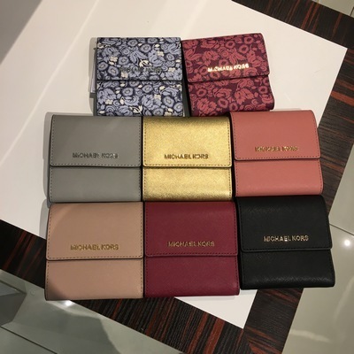 【Michael Kors】新作☆SMALL CARD CASE CARYALL三つ折り財布☆