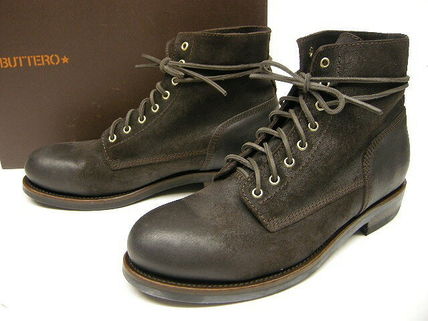 Buttero More Boots Size 44◆ BUTTERO Suede leather lace-up boots B4420UMGB Men's