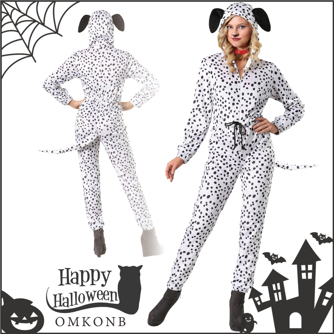 【国内発送・関税込】ハロウィン★ダルメシアンのジャンプスーツ
