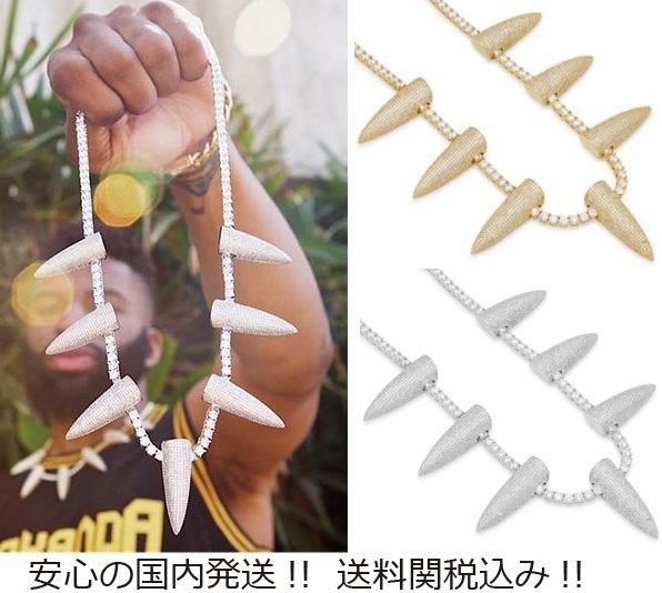 【King Ice】Wakanda Inspired ネックレス(2色)送料込&国内発送