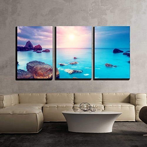 日本未入荷-2サイズ♪ウォールアート - モーニング Blue Sea