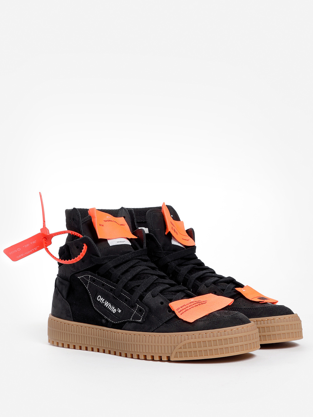 即発送 OFF WHITE 18FW OFF-COURT SUEDE SNEAKER