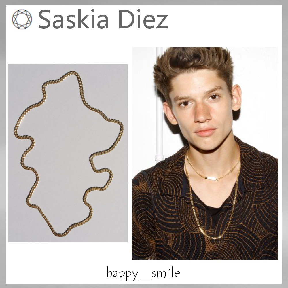 最初の §Saskia Diez§ 国内発送 ゴールドチェーンロングネックレス ネックレス・チョーカー 最初の §Saskia Diez§ 国内発送 ゴールドチェーンロングネックレス ネックレス・チョーカー