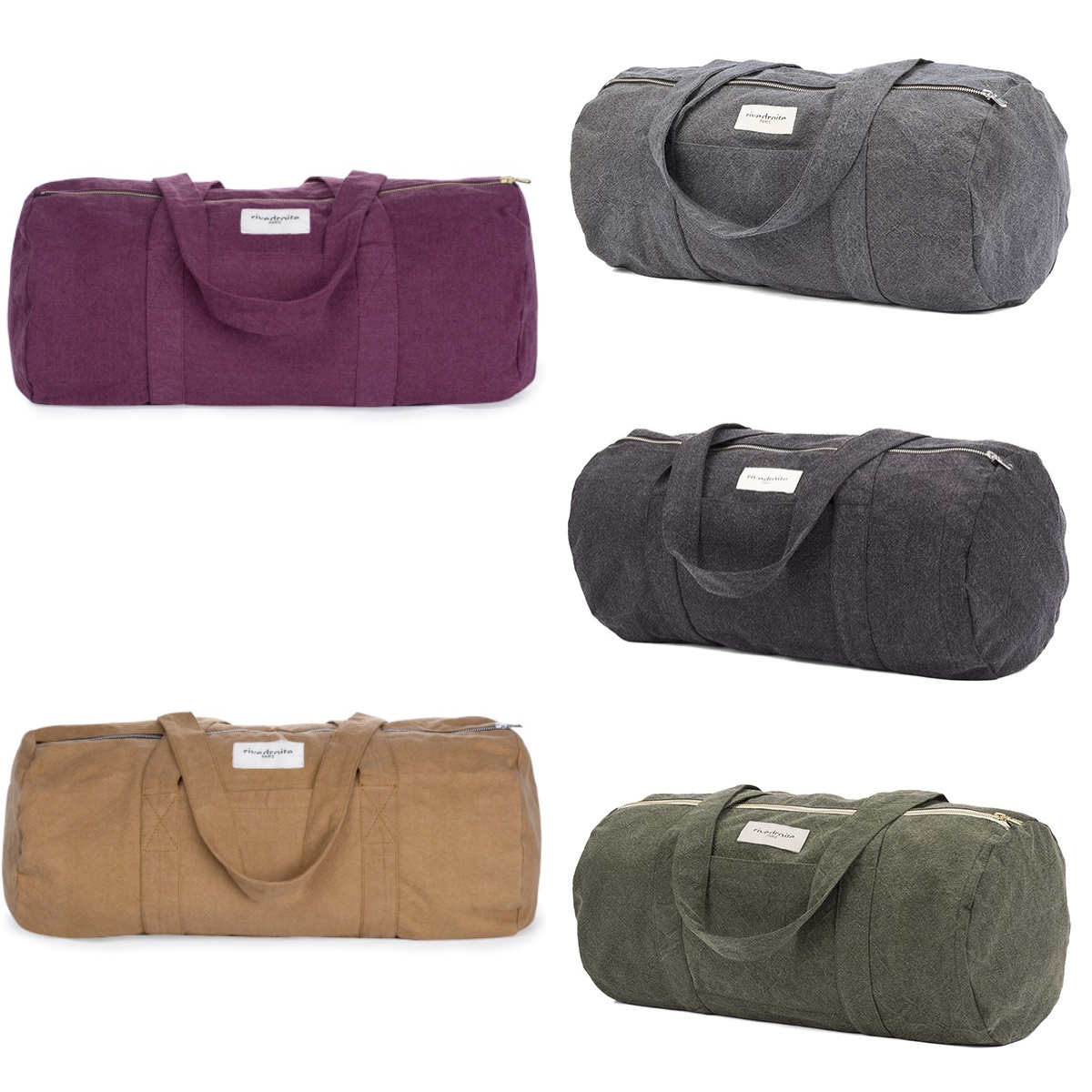 コットンダッフルバッグ CHARLOT ☆ rive droite PARIS