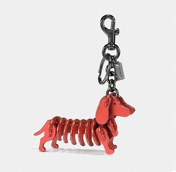 Coach ◆ 21513 Small dog bag charm