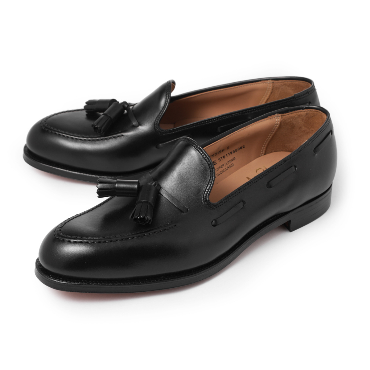 CROCKETT&JONES タッセルローファー cavendish-calf-blk