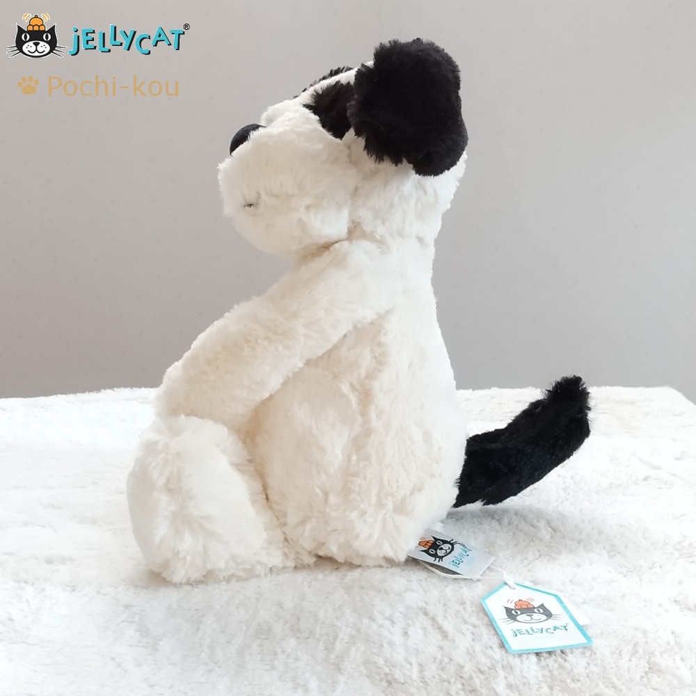 Jellycat 白黒 ブチ イヌ ぬいぐるみ M 31cm ソフトトイ Jellycat ぬいぐるみ フィギュア ドールハウス Buyma
