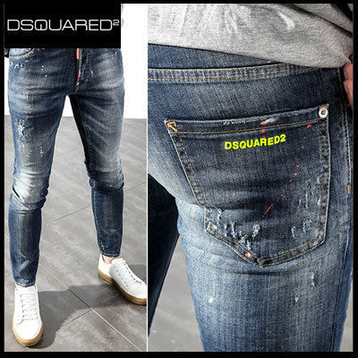 ディースクエアード) DSQUARED2 メタルロゴ クールガイジーンズ (D
