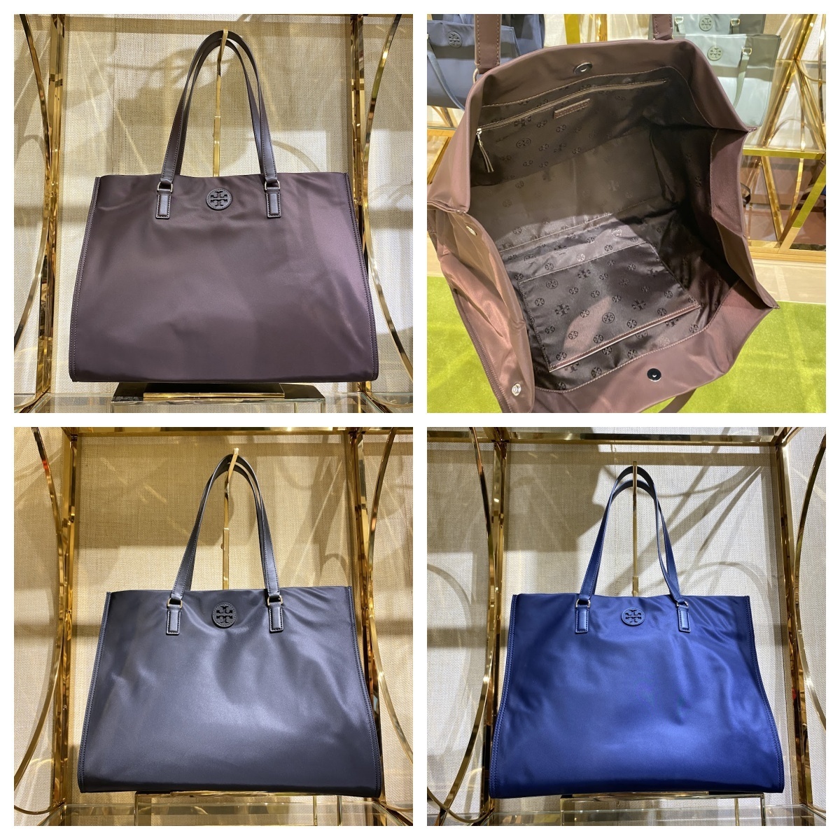 追跡有 TORY BURCH★ELLA TOTE トート*A4サイズ収納ＯＫ