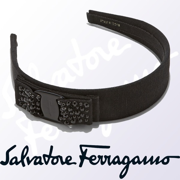 18SS☆SALVATORE FERRAGAMO☆ヴァラ・リボン カチューシャ
