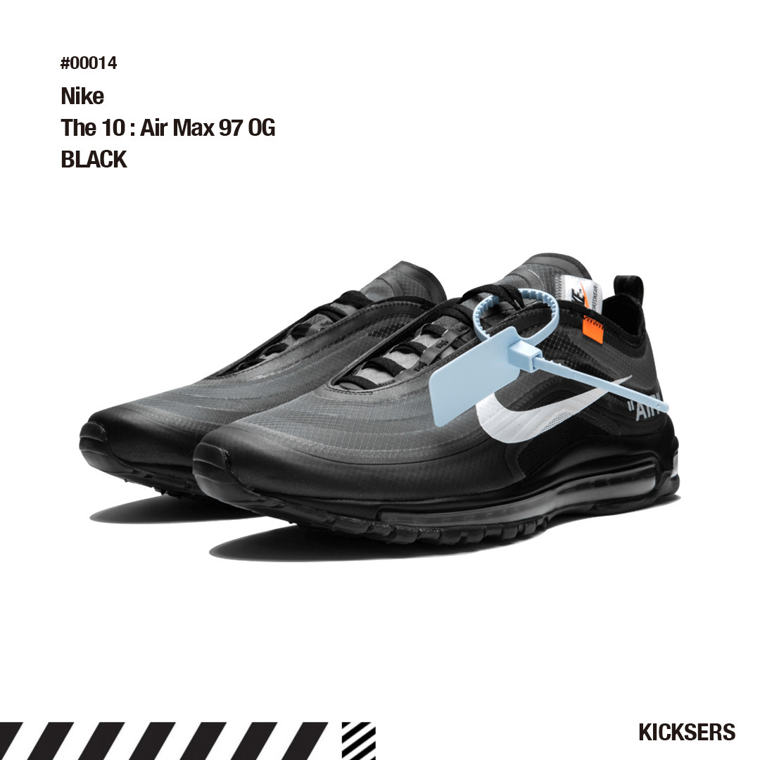 人気話題最新！Nike Air Max 97 Off-White Black