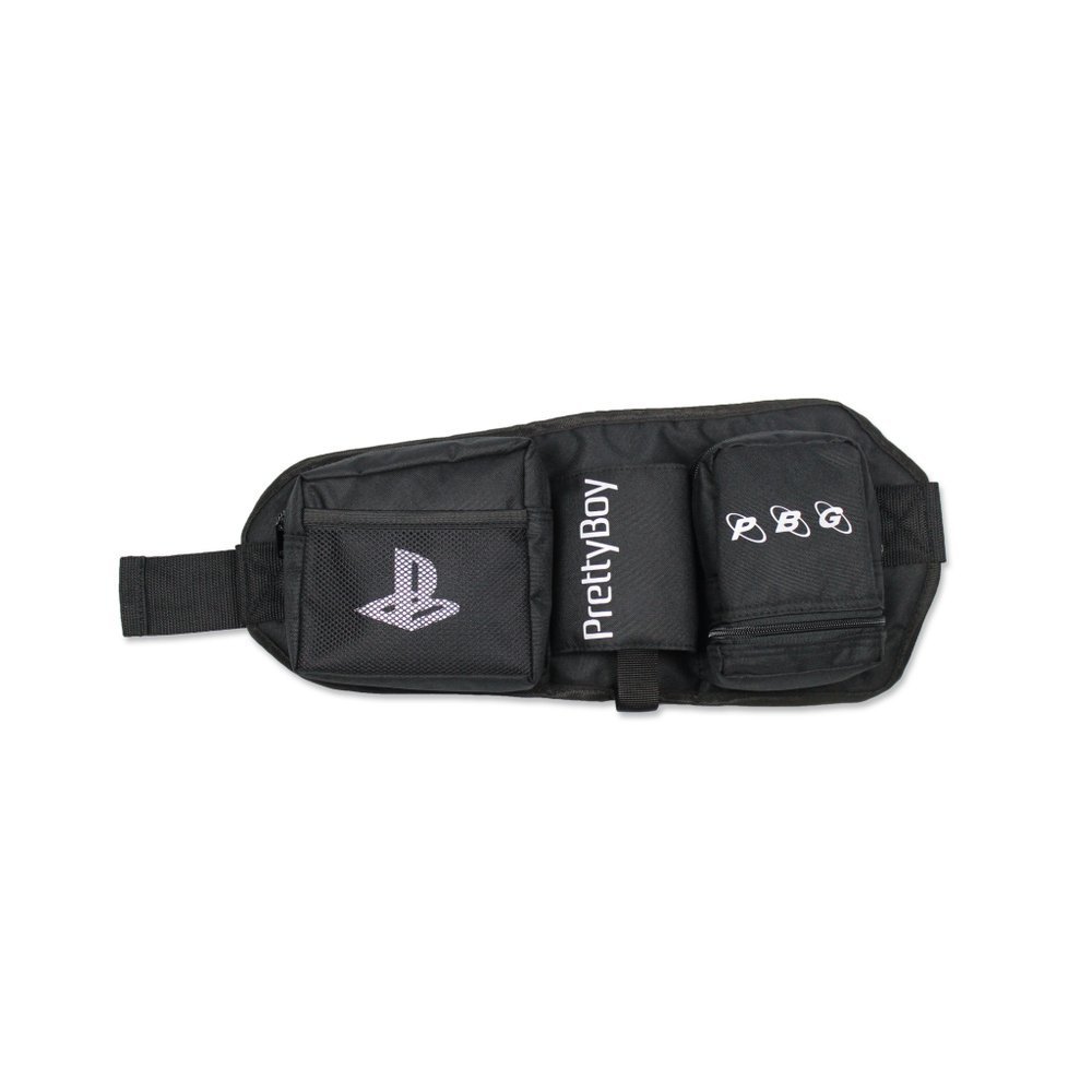在庫有Pretty Boy Gear★PBG Fanny Pack Bag (black/reflect)