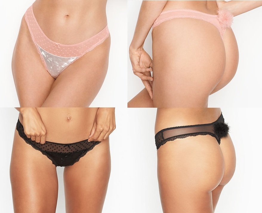 ☆Victoria's Secret☆ Dream Angels ポンポン付き Tバック 2枚