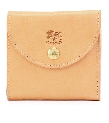ベージュ系 IL BISONTE(イルビゾンテ) 折りたたみ財布(レディース
