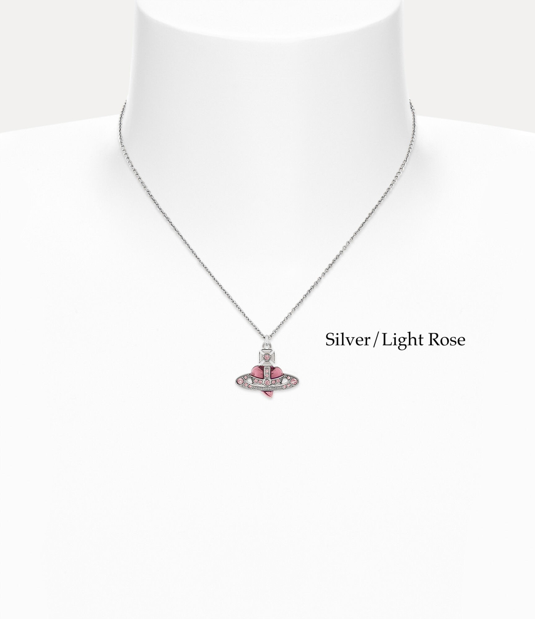 Vivienne Westwood ハート型オーブ Diamante Heart ネックレス