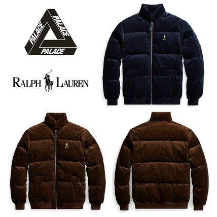 Ralph Lauren Down Jackets Unisex Street Style Collaboration Plain Logo Down Jackets