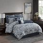 MADISON PARK ベッドカバー・布団カバー・寝具 Madison Park ジャガード掛け布団8点セット ダブル Odette(11)