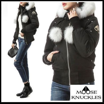 MOOSE KNUCKLES ダウンジャケット・コート (ムースナックル) MOOSE KNUCKLES DEBBIE BOMBER MK2002LB 290