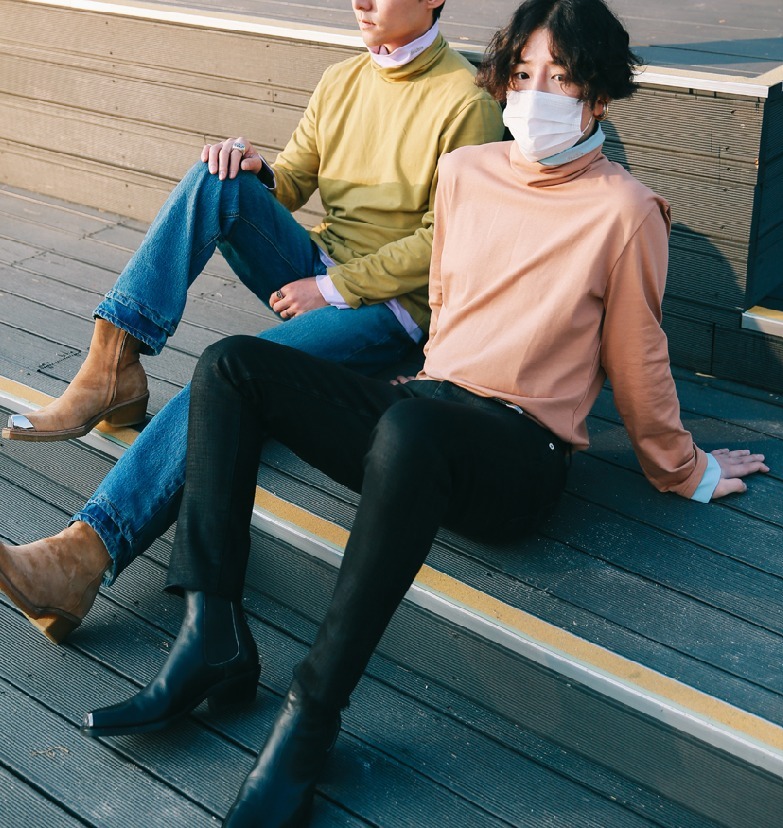 ☆韓国の人気☆【MISTER CHILD】☆LAYERED TURTLENECK☆4色