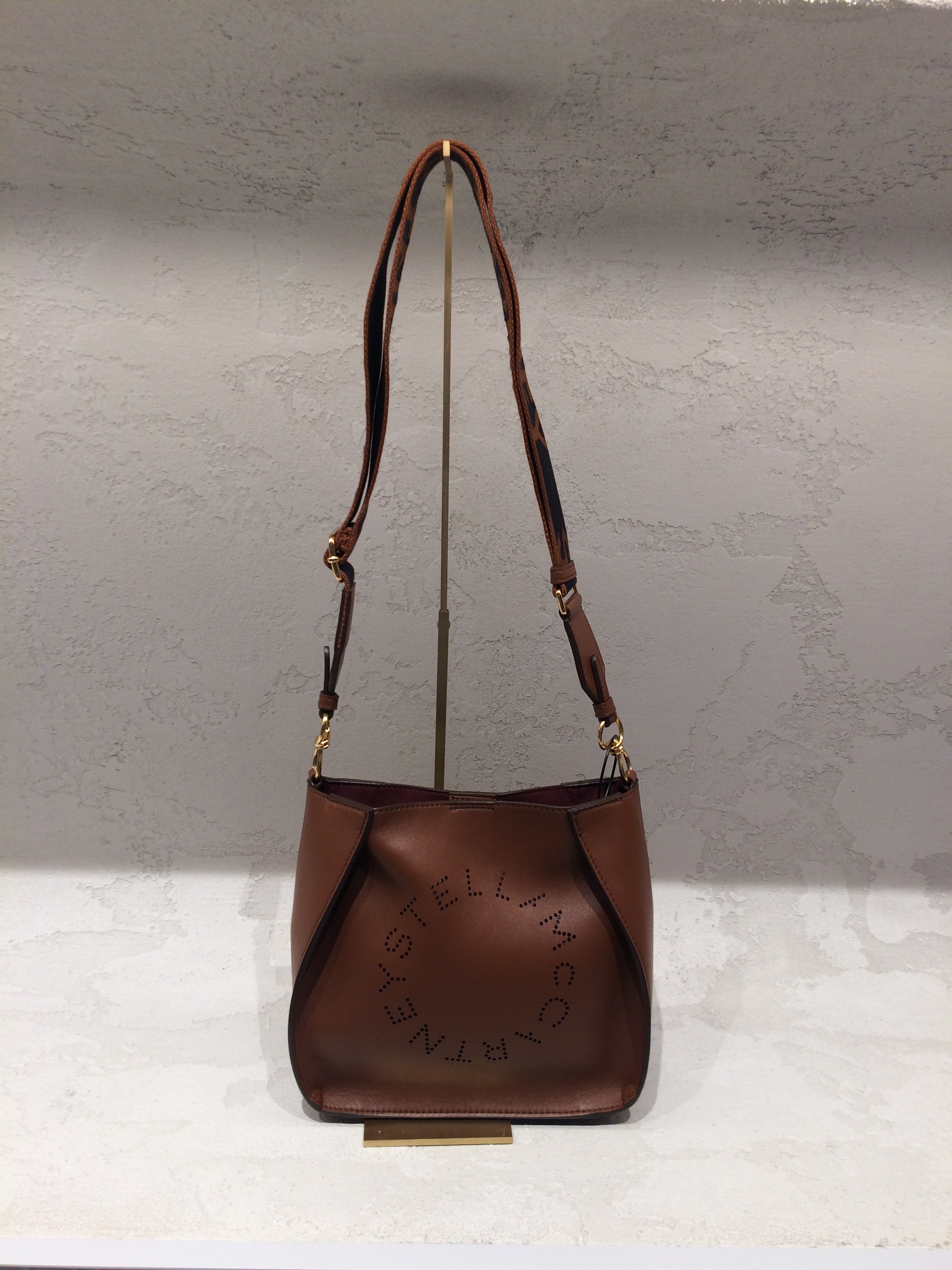 【Stella McCartney】ステラロゴ ミニショルダーブラウン送料込
