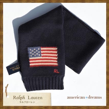 SALE! ラルフローレン USAフラッグモチーフマフラー