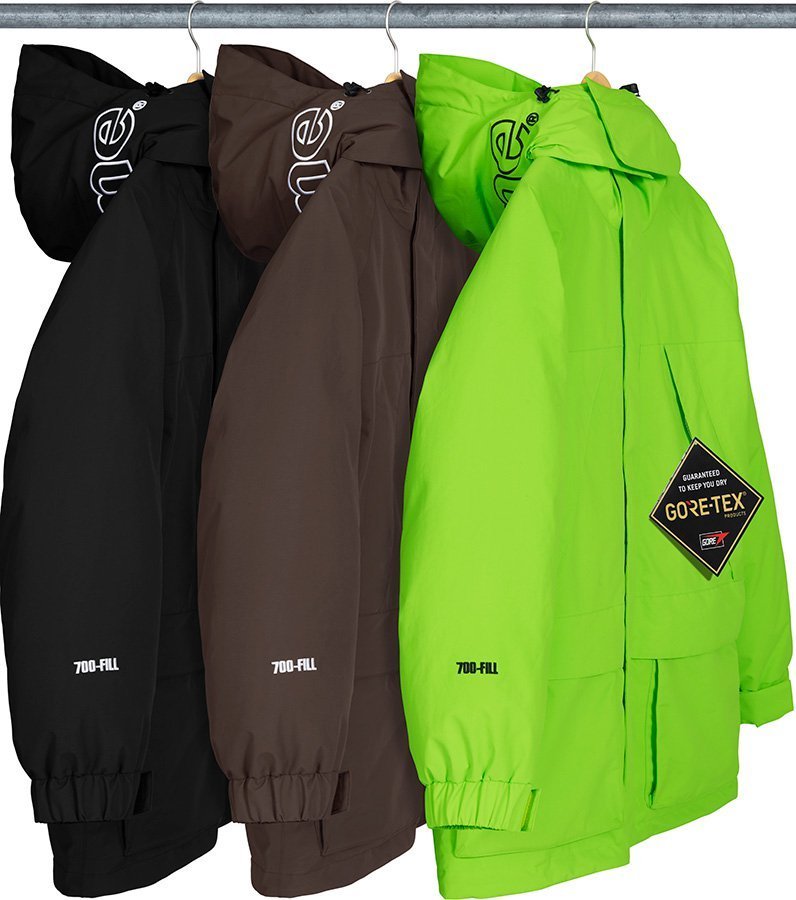 FW18 Supreme GORE-TEX 700-Fill Down Parka - ゴアテックス