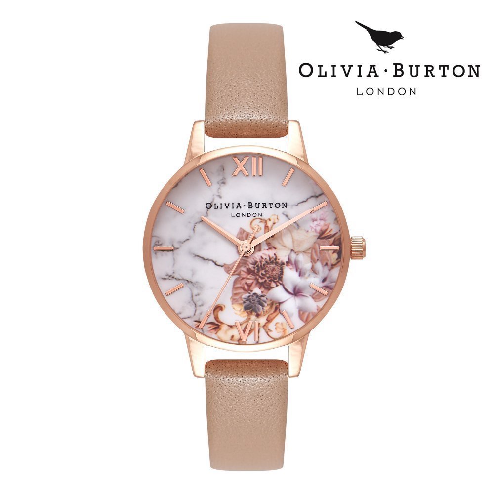 【関税込/国内発送】Olivia Burton 腕時計 大理石柄 30mm 人気♪