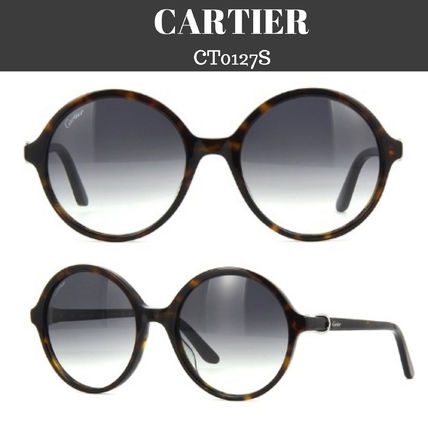 ★CARTIERカルティエ★CT0127Sラウンドサングラス ★CARTIERカルティエ★CT0127Sラウンドサングラス