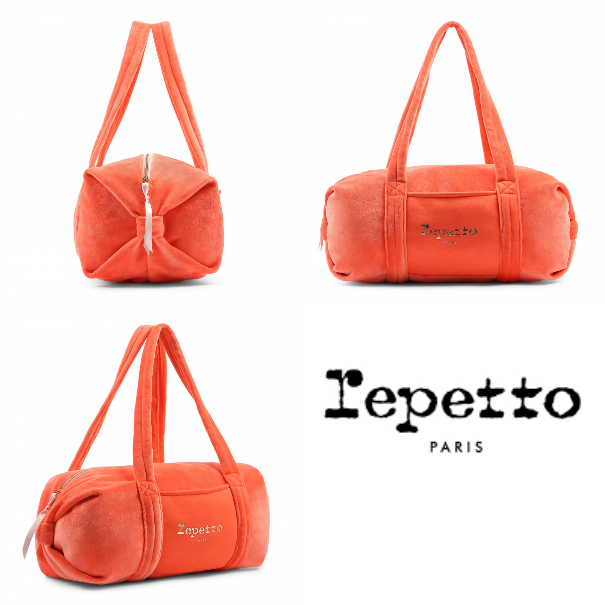 ベロアダッフルバッグ ミドルサイズ ☆ REPETTO