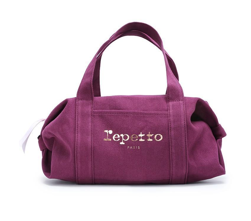 コットンダッフルバッグ Small Glide aubergine ☆ REPETTO