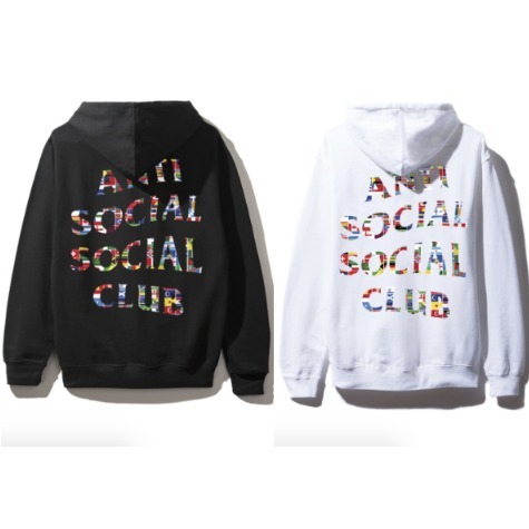 【即発送】新作■ANTI SOCIAL SOCIAL CLUB■Flag ロゴ パーカー