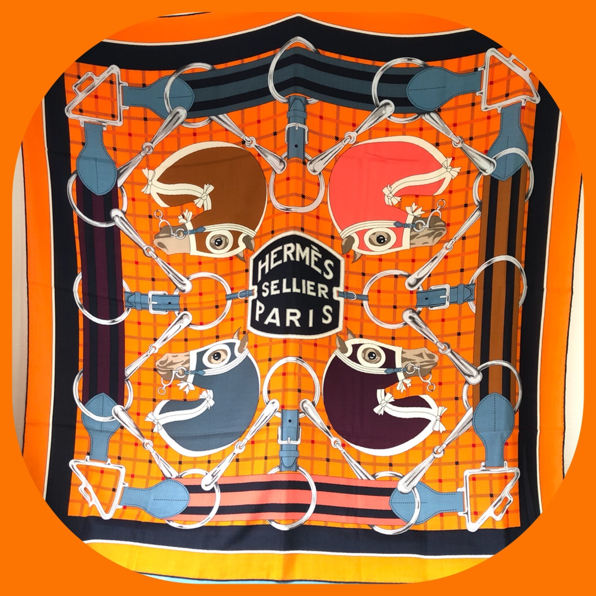 プレゼントに最適☆国内発送 HERMES カシミアシルク 140