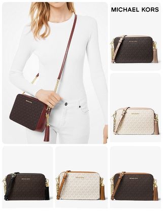 Michael Kors ショルダーバッグ・ポシェット 日本完売!!マイケルコース Ginny ロゴクロス カメラバッグ