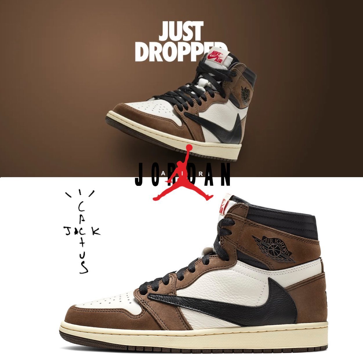 スニーカー Travis Scott x Air Jordan 1 Retro High OG \