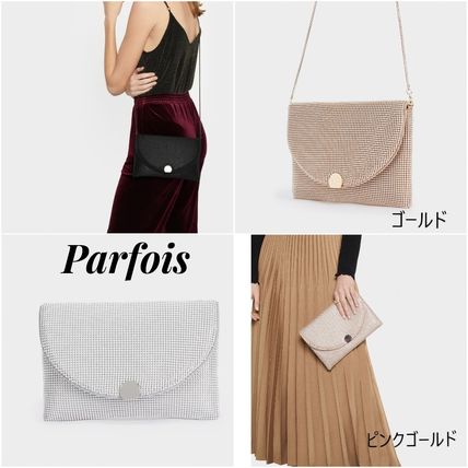 PARFOIS パーティーバッグ ポルトガルParfois★パーティーバック 華やかメッシュ 2WAY★3色