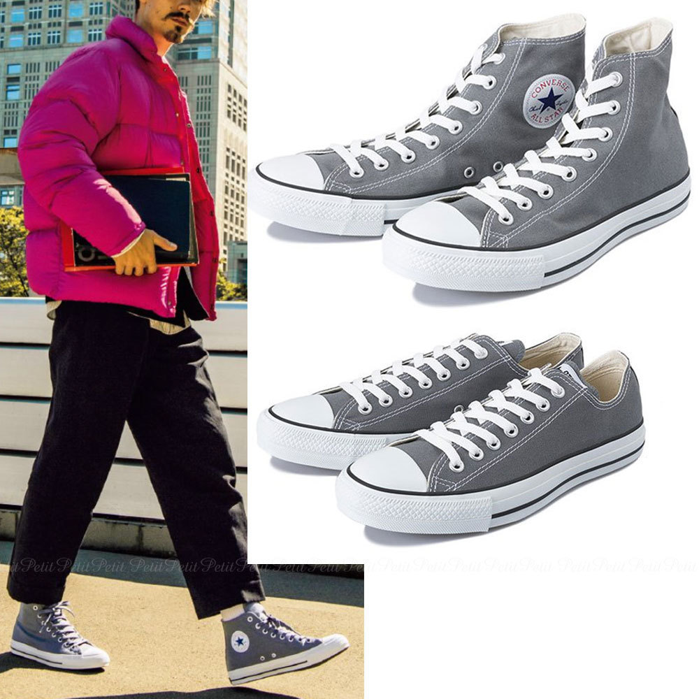 国内発★Converse ALL STAR CHARCOAL チャコールグレー HI/OX