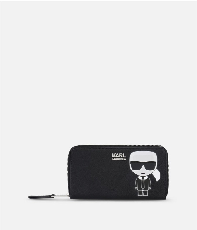 Karl Lagerfeld 長財布 ☆Karl Lagerfeld☆NEW♪関税込♪K/IKONIK ラウンド長財布(3)